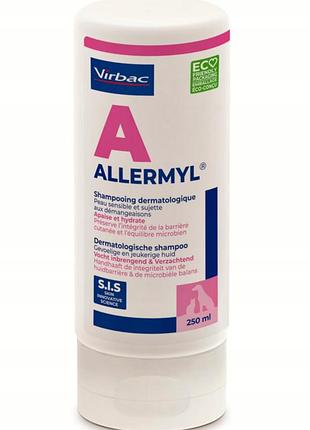 Allermyl virbac шампунь дерматологічний для собак/кішок 250мл