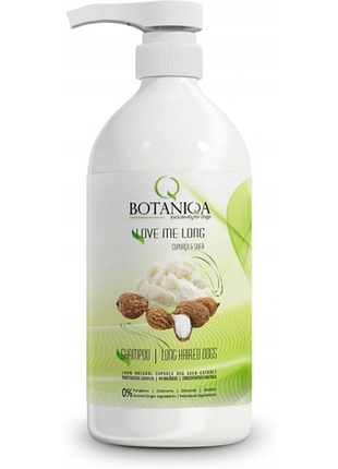 Шампунь для собак botaniqa love me long cupuacu and shea для довгошерстих 1 л