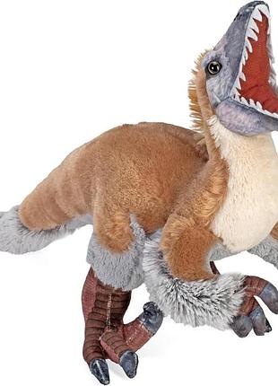 М'яка іграшка динозавр velociraptor від everything dinosaur artist