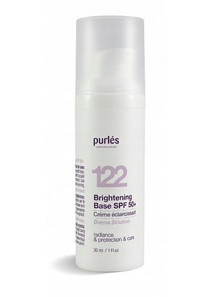 База для обличчя purles rozświetlająca з кремом та uv-фільтром spf 50+