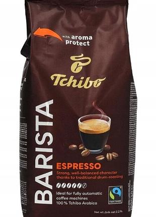 Кава в зернах tchibo barista espresso 1000 г