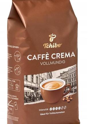Tchibo caffe crema vollmundig кава в зернах 1 кг імпортована з німеччини