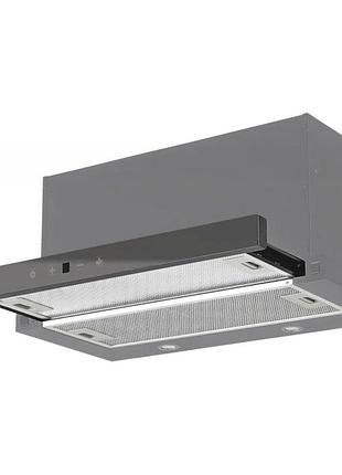 Вытяжки встроенные fabiano smart 60 lux titanium glass 1 000 вт