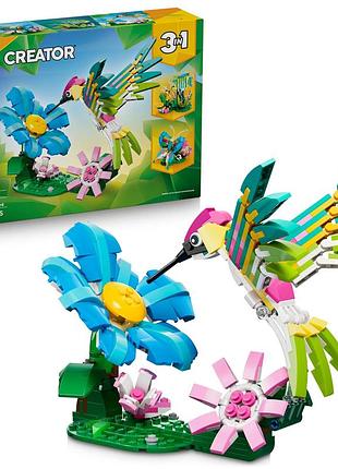 Lego creator 3 в 1 31384 дикі тварини: кольоровий колібрі