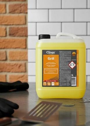 Рідина для миття грилів і духовок clinex grill 5 літрів