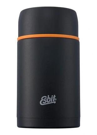 Термос для їжі esbit food jug 1л чорно-помаранчевий на їжу food jug 1л чорний