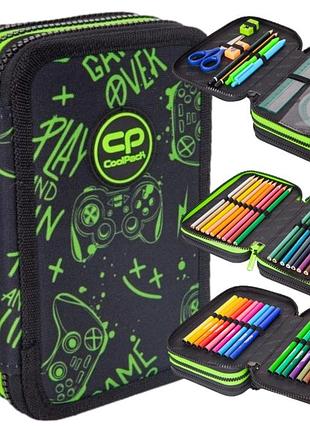 Розкладний трьохсекційний пенал coolpack з обладнанням jumper