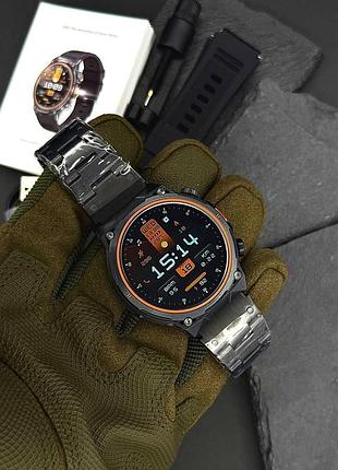 Умные часы modfit track pro black + ремешок в подарок 3