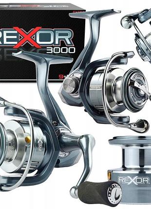 Котушка рибальська hokkaido rexor 3000 9+1 bb з запасною алюмінієвою шпулею