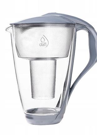 Фільтруючий скляний кувшин dafi crystal led