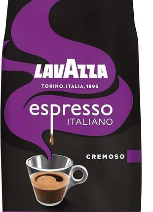 Lavazza espresso italiano cremoso кава в зернах italiano cremoso 1 кг