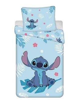 Постільна білизна бавовняна lilo and stitch 140x200 stitch