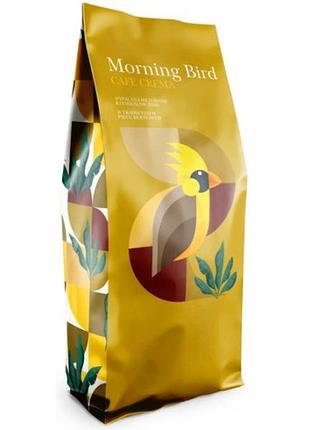 Кава зернова morning bird cafe crema arabica 1 кг