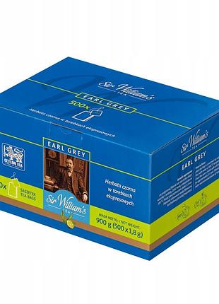Чай sir william's london earl grey tea 500 шт