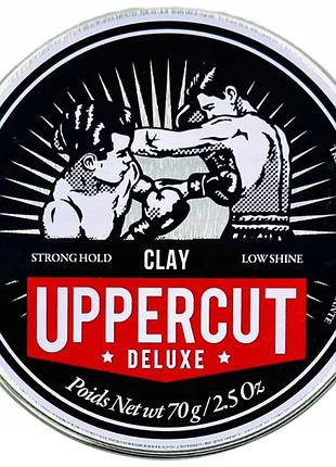 Глина для волосся uppercut deluxe clay сильна фіксація плюс об'єм 70г