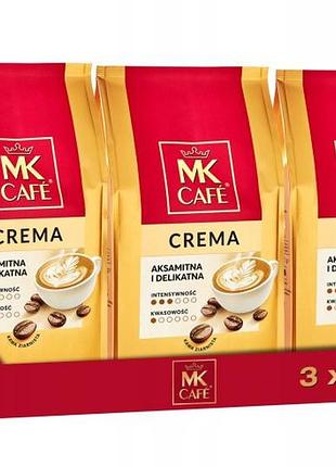 Кава в зернах mk cafe crema 3x1kg