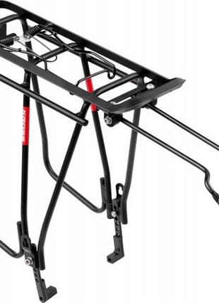 Багажник 24/28" kross travel rack регульований зовнішній диск чорний матовий