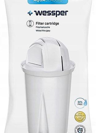 10x водний фільтр wessper aquaclassic для кувшина brita dafi