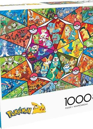 Buffalo games pokemon -: вітражні початківці 1000 деталей пазл для дорослих відмінний виклик для ігрових вечорів розмір 26.75 x