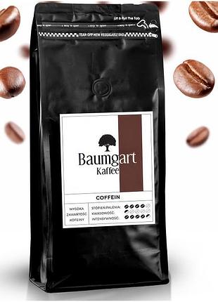 Кава в зернах 1кг свіжо обсмажена 70% робуста 30% арабіка coffein baumgart