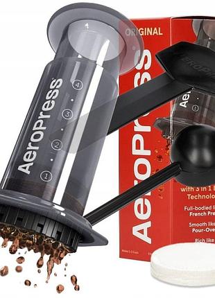 Кавоварка aeropress original версія 2025 + 100 фільтрів оригінальний