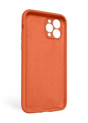 Силиконовый чехол для apple iphone 11 pro max апельсиновый закрытая камера без логотипа чехол-накладка sku_stcom_2710000254447 2