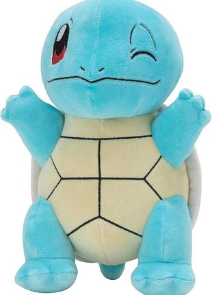 Pokemon squirtle плюшевий 20 см м'який плюш з автентичними деталями