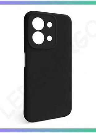 Силиконовый чехол для xiaomi redmi 15c черный накладка для смартфона без логотипа закрита камера sku_2 sku_stcom_2710000348788