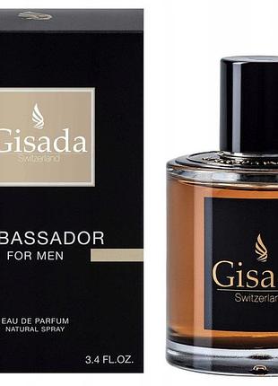 Парфумована вода gisada ambassador men 100 мл чоловіча