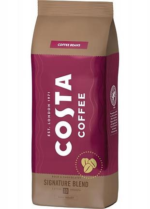Кава в зернах арабіка costa coffee 1000 г kg темного обсмажування