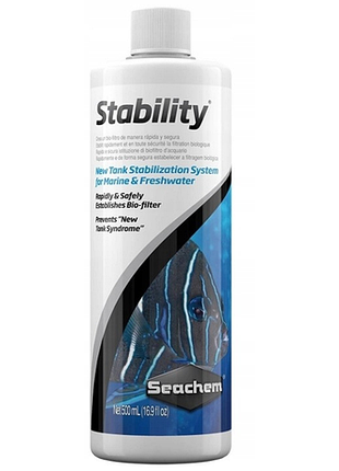 Добриво seachem stability 500ml бактерії для акваріума