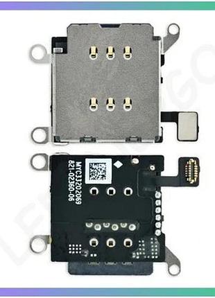 Тримач sim-карти для apple iphone 12 12 pro dual sim чорний sim-лоток високої якості для смартфона sku sku_stcom_2710000347996