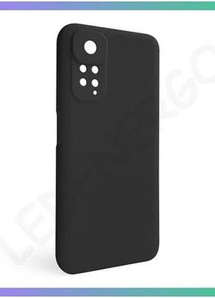 Силіконовий чохол для xiaomi redmi note 11 4g redmi note 11s чорний накладка для захисту смартфона sku sku_stcom_2710000242857