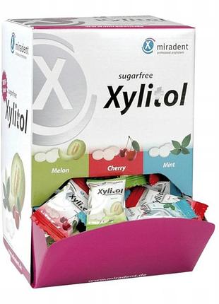 Карамельки miradent xylitoldrops box з ксилітолом 100 штук