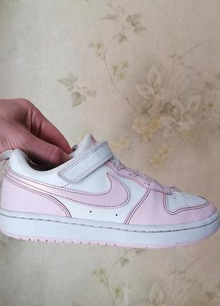 Кроссовки nike court borough low recraft pink на стопу 21,5 см