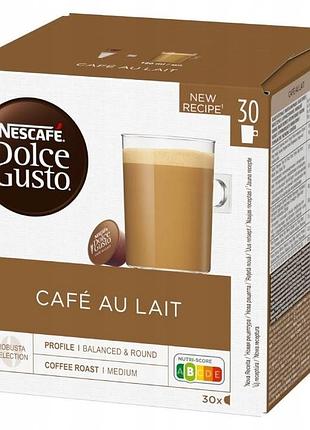 Набір з 2 штук капсули nescafe dolce gusto cafe au lait 30 шт.
