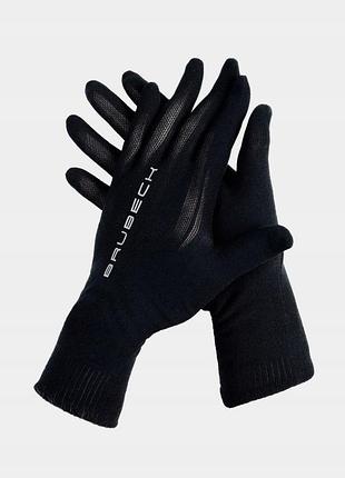 Рукавички brubeck merino gloves чорні s/m