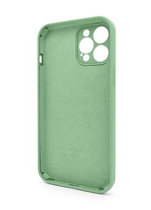 Чохол силіконовий для apple iphone 12 pro max салатовий накладка з закритою камерою та логотипом sku_2 sku_stcom_2710000313090 2