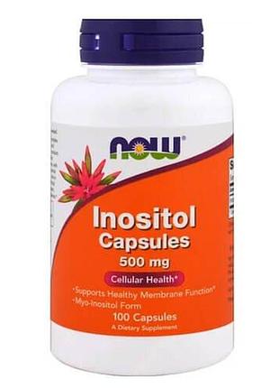Now inositol 500 mg 100 капсул