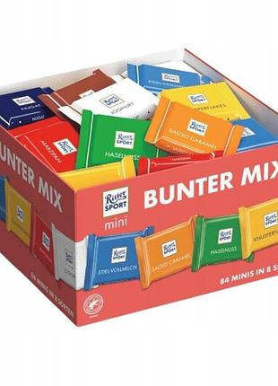 Шоколадки ritter sport bunter mini mix шт. 84 шт.