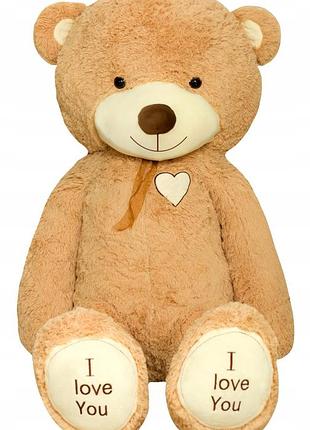 Великий плюшевий ведмідь 160 см tedbi плюшева маскотка