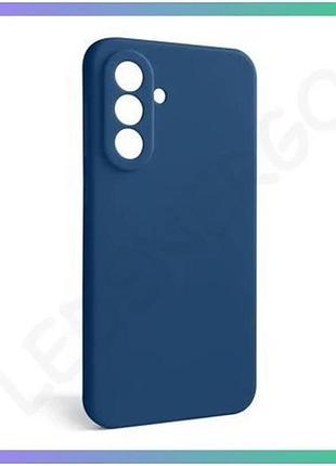 Силиконовый чехол для samsung galaxy a36 5g a56 5g с закрытой камерой синего цвета без логотипа sku_27 sku_stcom_2710000327431