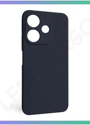 Чехол full silicone case для xiaomi redmi 13 с открытой камерой силиконовый темно-синий без логотипа s sku_stcom_2710000325772