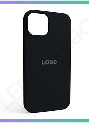 Чехол full silicone case для apple iphone 14 черный силиконовый чехол-накладка с открытой камерой sku_ sku_stcom_2710000246633