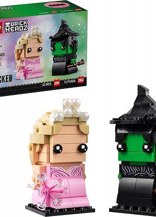 Lego brickheadz 40794 wicked: фігурки елфаби та ґлінди