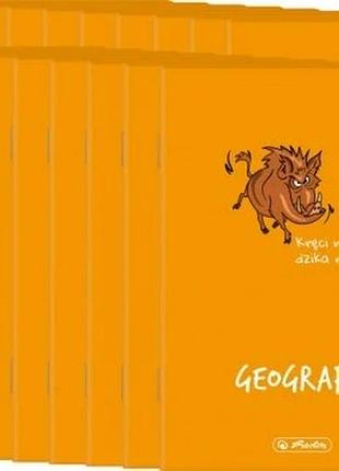 Набір 20 штук зошитів для географії a5 у клітинку предметний herlitz eco 60 аркушів x20