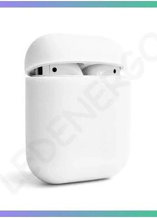 Чехол для airpods slim белый силиконовый защитный чехол для наушников apple sku_2710000176213 sku_stcom_2710000176213