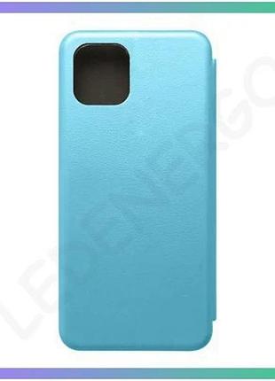 Чехол-книжка premium для samsung galaxy a03/a035 2021 голубой с отделением для карт шкірозамінник sku_ sku_stcom_2710000262701