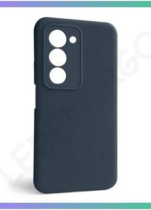 Силиконовый чехол для xiaomi redmi 15 4g темно-синий накладка на смартфон без логотипа sku_27100003381 sku_stcom_2710000338147