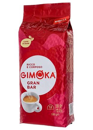 Набір з 2 штук кава зернова gimoka gran bar змішана 1000 г